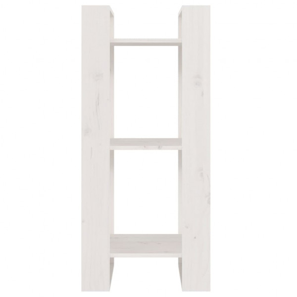 Estante/divisória 41x35x91 cm pinho maciço branco M 3