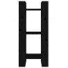 Estantería/divisor de espacios madera pino negro 41x35x91 cm 3