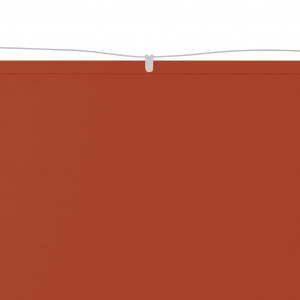 Toldo vertical 100x1200 cm tecido oxford cor terracota H