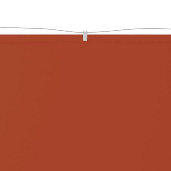 Toldo vertical 100x1200 cm tecido oxford cor terracota M 2
