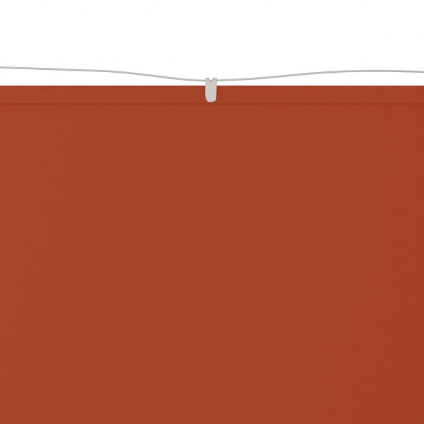 Toldo vertical 140x800 cm tecido oxford cor terracota M 2
