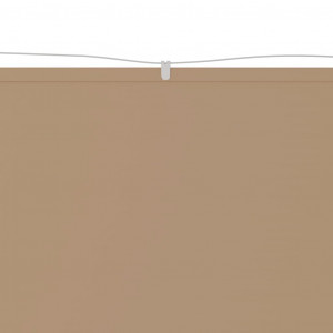 Toldo vertical tela oxford gris taupé 60x1000 cm H