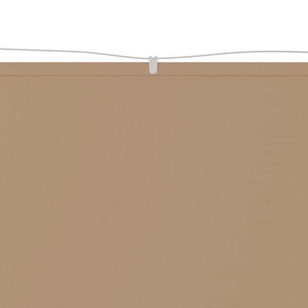 Toldo vertical tela oxford gris taupé 60x1000 cm M 2