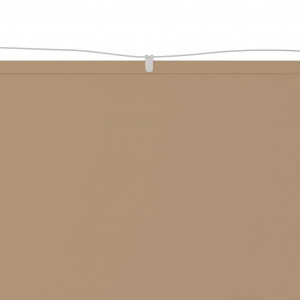 Toldo vertical tela oxford gris taupé 100x420 cm H