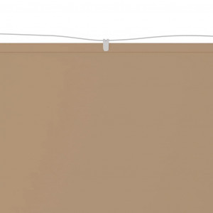 Toldo vertical 140x600 cm tecido oxford cinza-acastanhado H