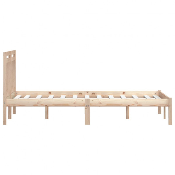 Estructura de cama de madera maciza 180x200 cm M 5