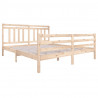 Estrutura de cama 180x200 cm super king madeira maciça 3