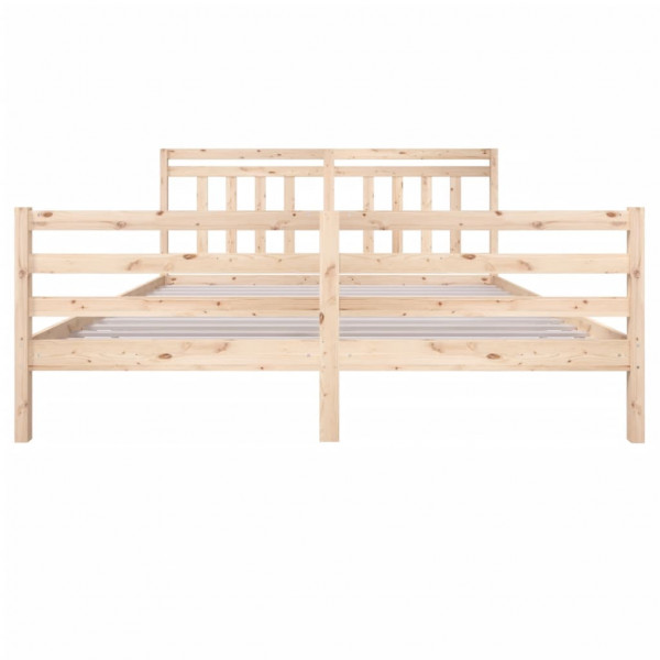 Estructura de cama de madera maciza 6FT super king 180x200 cm M 4