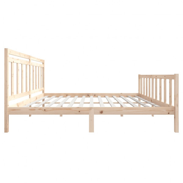 Estructura de cama de madera maciza 180x200 cm M 5