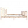 Estructura de cama de madera maciza 180x200 cm 5