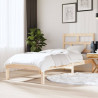Estructura de cama madera maciza 75x190 cm 1