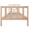 Estructura de cama madera maciza de pino 90x190 cm 4