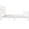 Estructura de cama madera maciza de pino blanco 120x200 cm 5