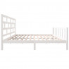 Estructura de cama madera maciza de pino blanco 180x200 cm 5