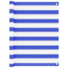 Tela de varanda 90x400 cm PEAD azul e branco 1