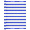 Tela de varanda 120x400 cm PEAD azul e branco 1