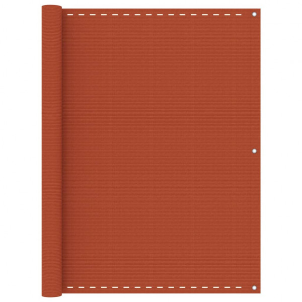 Toldo para balcón HDPE naranja 120x500 cm D