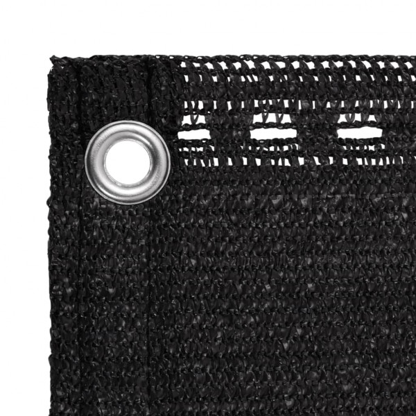 Tela varanda PEAD 75x400 cm preto M 3