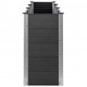 Arriate elevado de WPC gris 300x100x91 cm 4