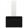 Campana extractora acero inoxidable vidrio templado negro 60 cm 3