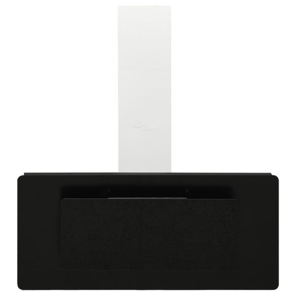 Campana extractora acero inoxidable vidrio templado negro 90 cm M 3