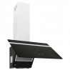 Campana extractora pared acero y vidrio templado negro 60 cm 2