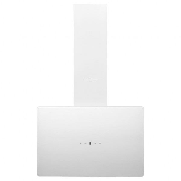 Exaustor de parede em aço vidro temperado branco 60 cm M 2