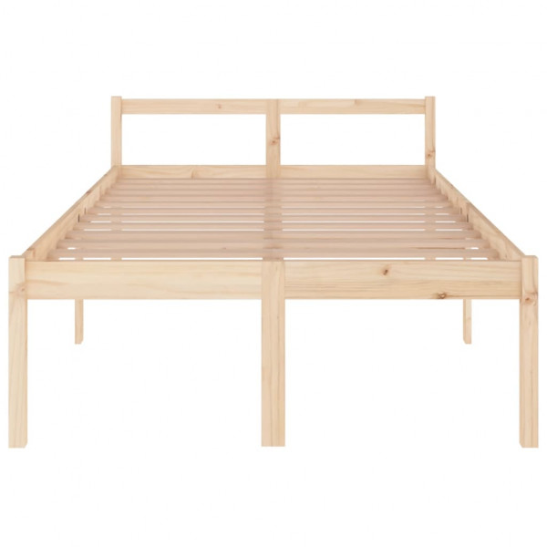 Cama para idosos madeira maciça de pinho 120x200 cm M 4