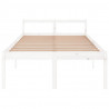 Cama para personas mayores madera maciza pino blanca 120x200 cm 4