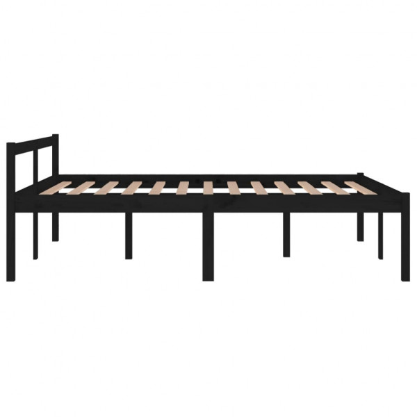 Cama para personas mayores madera maciza de pino 150x200 cm M 5