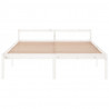 Cama para personas mayores madera maciza pino blanca 180x200 cm 4
