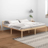 Cama para personas mayores madera maciza de pino 200x200 cm 1