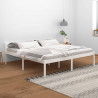 Cama para personas mayores madera maciza pino blanca 200x200 cm 1