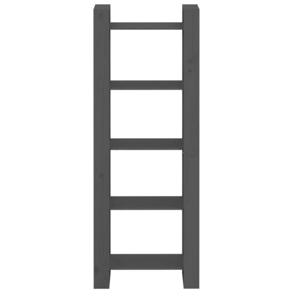 Estantería/divisor de espacios madera maciza gris 60x35x160 cm M 3