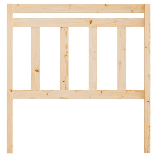 Cabecero de cama madera maciza de pino 81x4x100 cm M 4