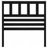 Cabecero de cama madera maciza de pino negro 96x4x100 cm 3
