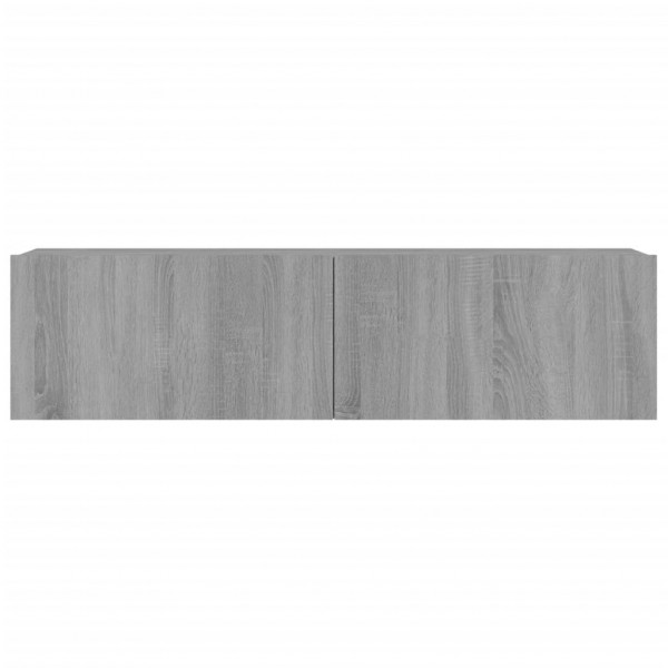Mueble pared TV madera contrachapada gris Sonoma 120x30x30 cm M 3