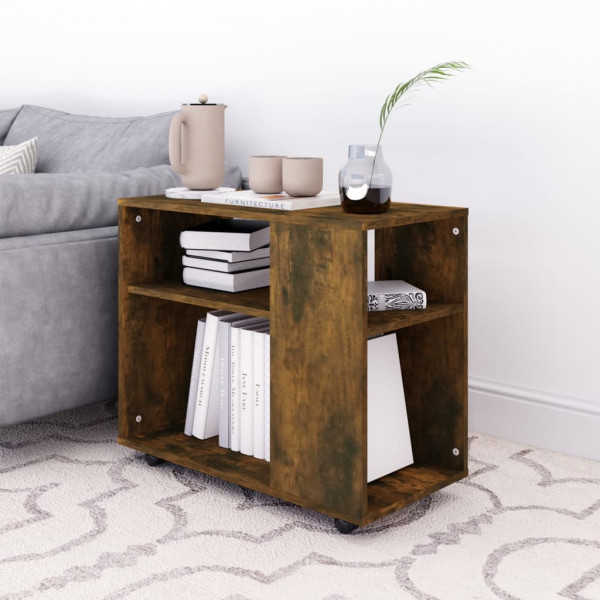 Mesa de apoio 70x35x55 cm derivados de madeira carvalho fumado M 3