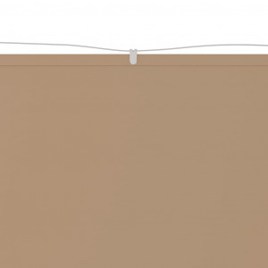 Toldo vertical 100x1200 cm tecido oxford cinza-acastanhado H