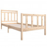 Estructura de cama madera maciza 100x200 cm 3