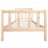 Estructura de cama madera maciza 100x200 cm 4