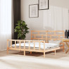Estructura de cama madera maciza de pino 180x200 cm 1