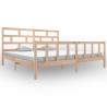 Estructura de cama madera maciza de pino 180x200 cm 2