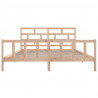 Estructura de cama madera maciza de pino 180x200 cm 4