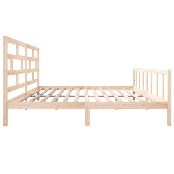 Estructura de cama madera maciza de pino 180x200 cm M 5