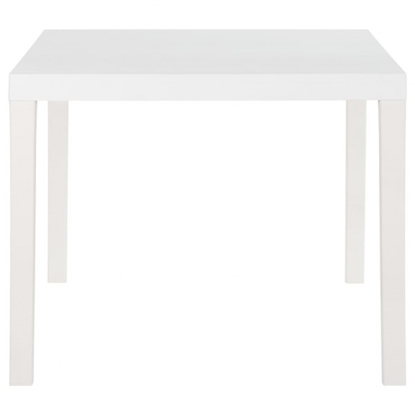 Mesa de jardim em PP branco 150x90x72 cm M 3