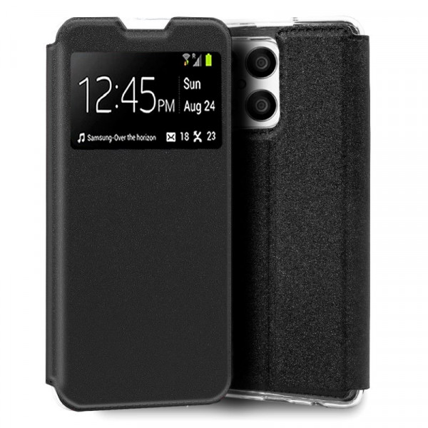 Funda COOL Flip Cover para Huawei Honor X8 Liso Negro D