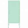 Armario de almacenamiento acero verde mint 42.5x35x101.5 cm 3