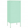Armario de almacenamiento acero verde mint 42.5x35x101.5 cm 5