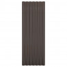 Paneles de tejado 12 unidades acero recubierto marrón 100x36 cm 4